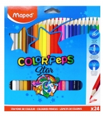 Pastelky MAPED trojhranné 24 ks Color Peps