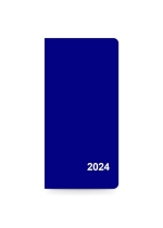 Měsíční záznamník diář 2024 modrý
