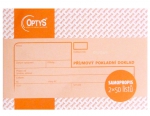 Příjmový pokladní doklad Optys, OP 1091