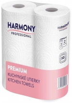 Kuchyňské utěrky HARMONY Premium 2 role/bal