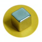 Magnet super silný, chrom cube 10x10x10 mm