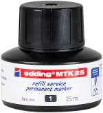 Edding MTK 25 náhradní inkoust permanent, černý