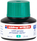 Edding MTK 25 náhradní inkoust permanent, zelený