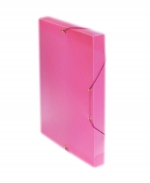 Desky A4 REGORD krabička s gumou - růžová