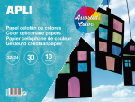 APLI celofánová fólie 32x24cm, 10 listů, barevný mix
