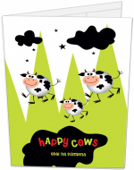 Desky na písmenka Happy Cows