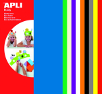 APLI pěnovka, 200 x 300 mm, mix barev - 10 ks