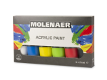 Molenaer sada akrylových barev Molenaer E48700, 6 x 75 ml
