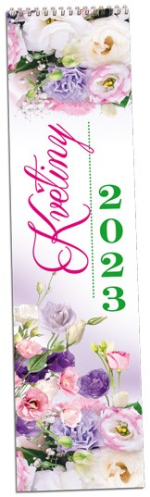 Kalendář 2023 nástěnný KRAVATA Květiny KN 222
