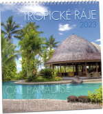 Kalendář 2023 nástěnný Tropické ráje KN 246 - poslední kus