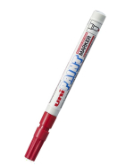UNI PX-21 popisovač lakový PAINT Fine, 0,8-1,2 mm, červený