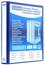 Pořadač prezentační Donau PP, 4RD, 20mm modrý