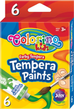 Colorino temperové barvy, tuba 12 ml, 6 barev