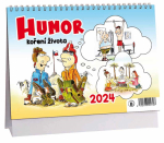K 689 - Kalendář stolní 2024 - Humor, koření života - ČTRNÁCTIDENNÍ