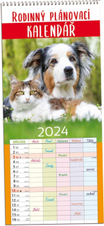 KN 256 - Kalendář nástěnný 2024 - Rodinný plánovací