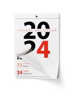 Kalendář 2024 nástěnný trhací A6 SENIOR BNA0