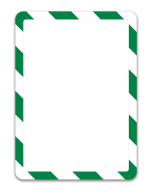 tarifold Magneto Solo - bezpečnostní magnetický rámeček, A4, zeleno-bílý