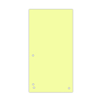 Rozdružovač 10,5 x 23,5 cm karton DONAU 100 ks - žlutý