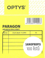 Paragon obchodní Optys 1100, 100 listů