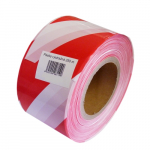 Páska bariérová - červeno/bílá  šířka 80 mm, návin 200 metrů