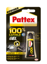 Pattex - 100% lepidlo, gel, 8 g, transparentní